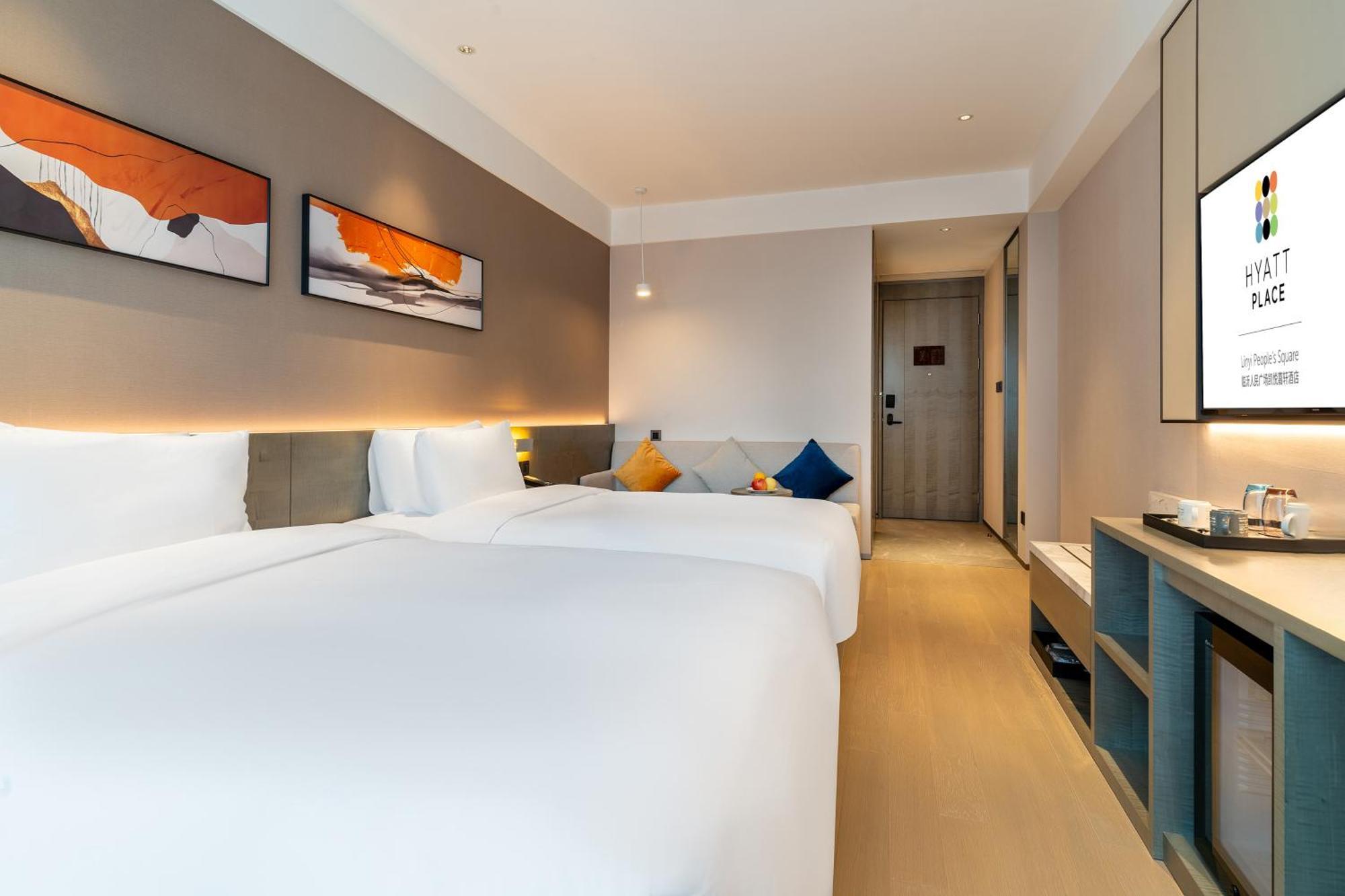 Hyatt Place Linyi People Square Eksteriør billede